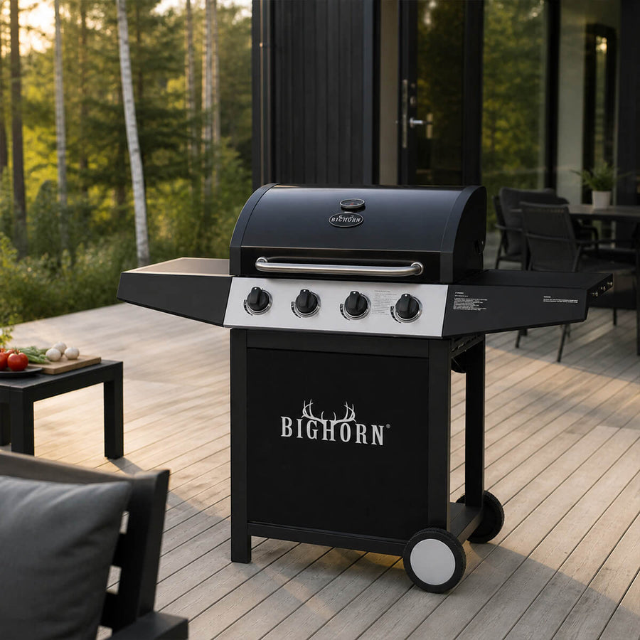 Bighorn gasolgrill med 4 brännare