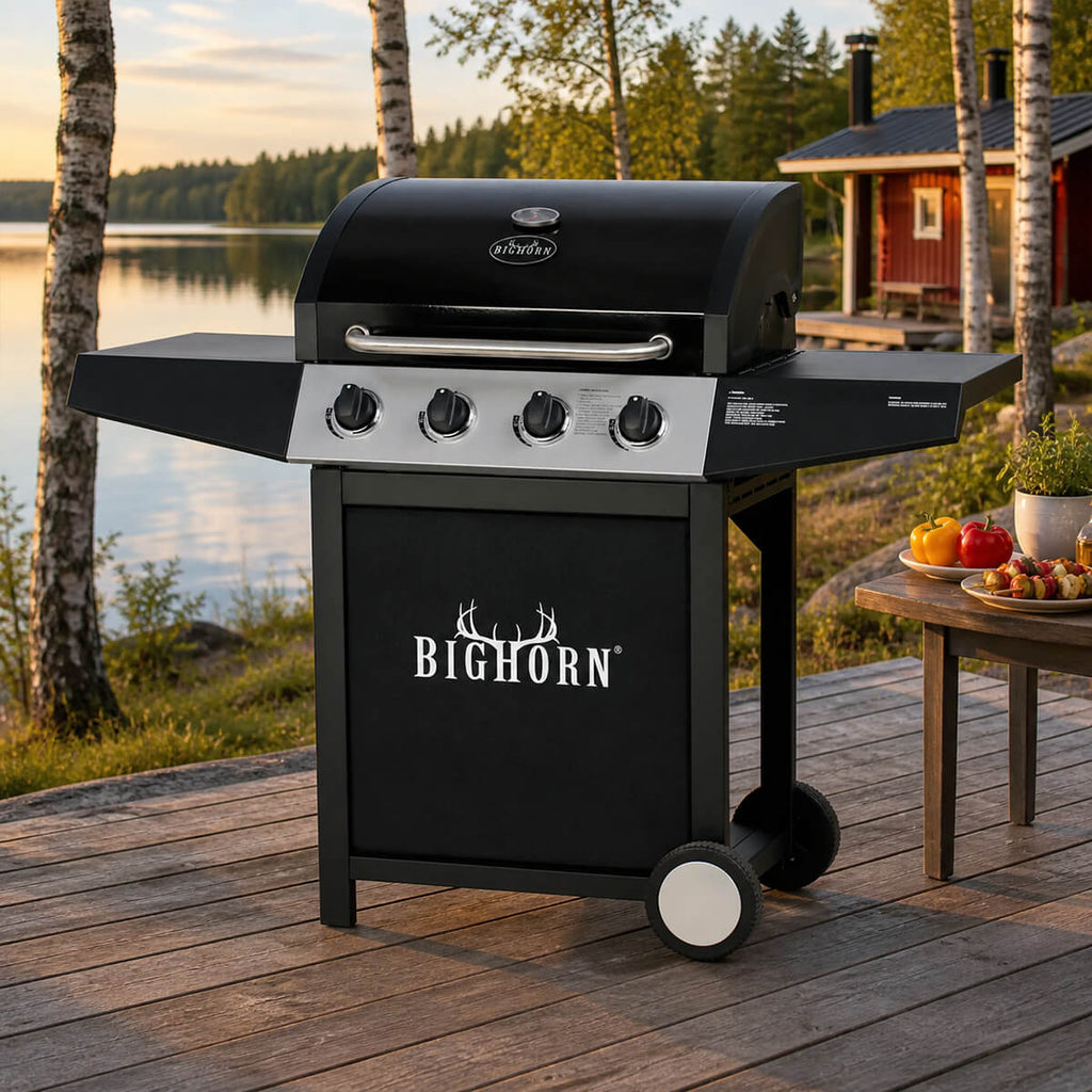 Bighorn gasolgrill med 4 brännare