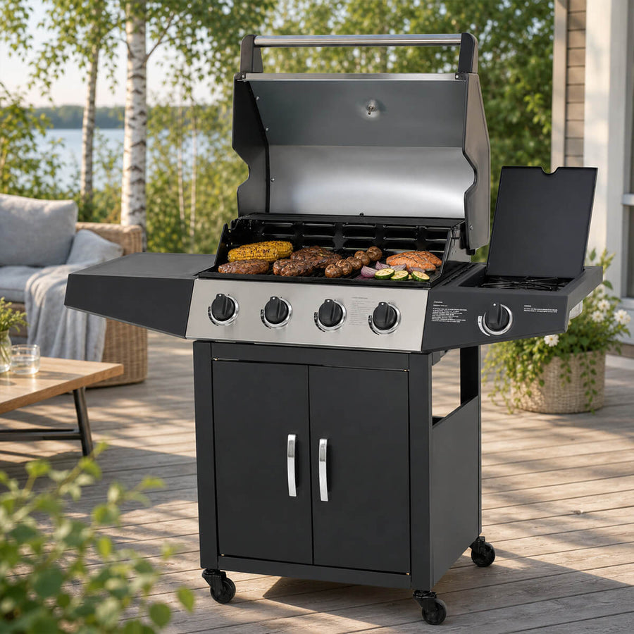 Bighorn gasgrill 4 + 1 brännare