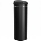 Sensoriroskakori 50 l, pehmeä sulkeutuminen, ei sisäastiaa, ruostumaton teräs, musta