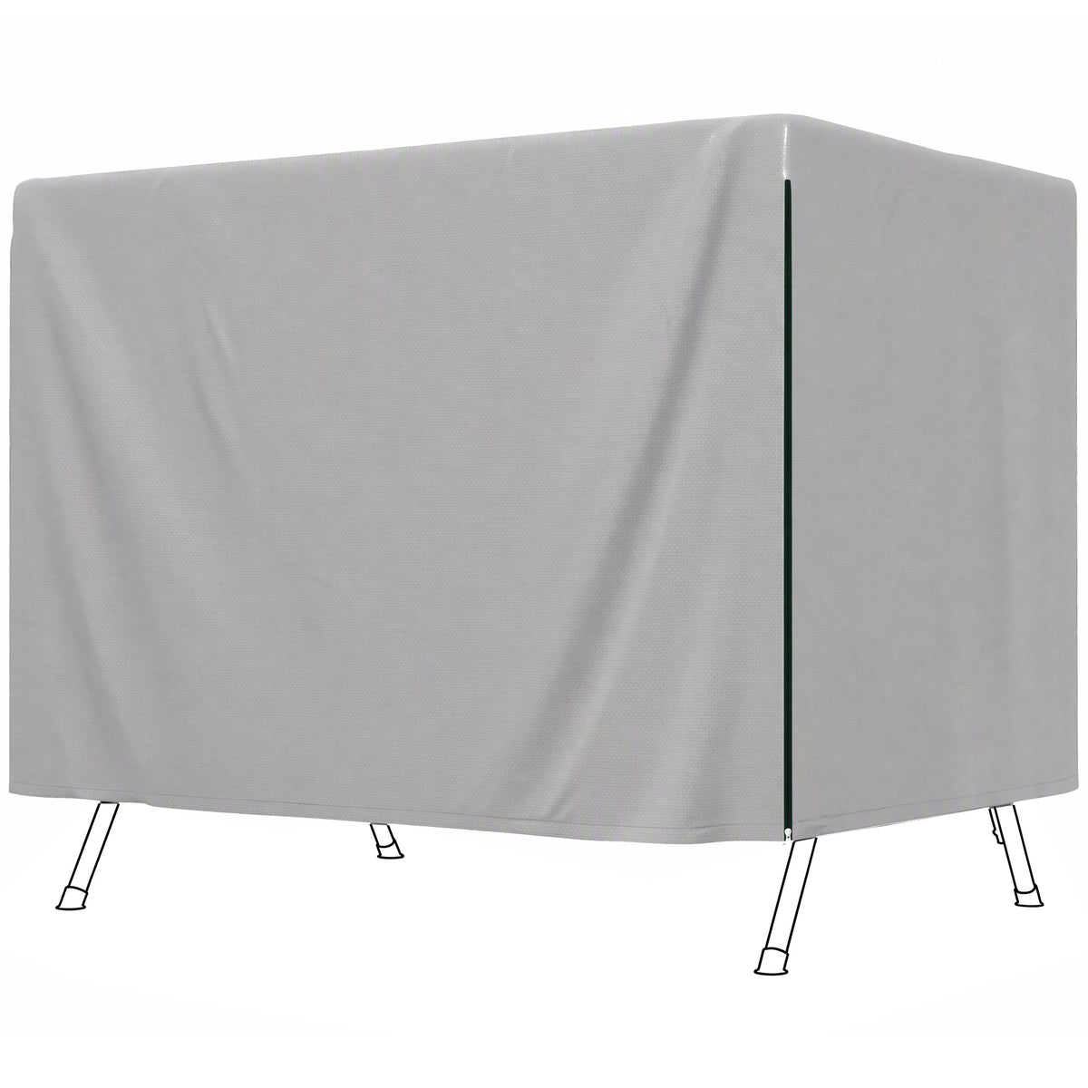 Suojapeite isoille puutarhakalusteille ja keinuille, 215 x 155 x 150 cm, harmaa