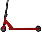 Temppupotkulauta alumiinia, 100 mm PU-pyörät, freestyle, 14 v+, punainen