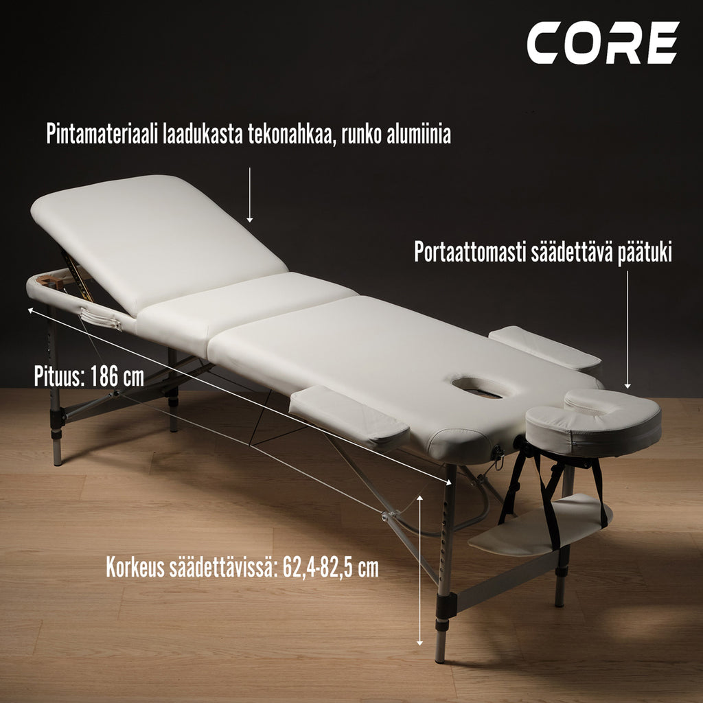 CORE HIERONTAPÖYTÄ A300 VALKOINEN
