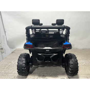 Lasten sähkömaastoauto UTV kahdelle 24V litiumakulla, kaukosäädin, 2 x 120 W, sininen