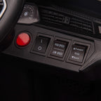 Lasten sähköauto Audi e-tron 12V, kaukosäädin, turvavyö ja musiikki, 3–5 v, musta