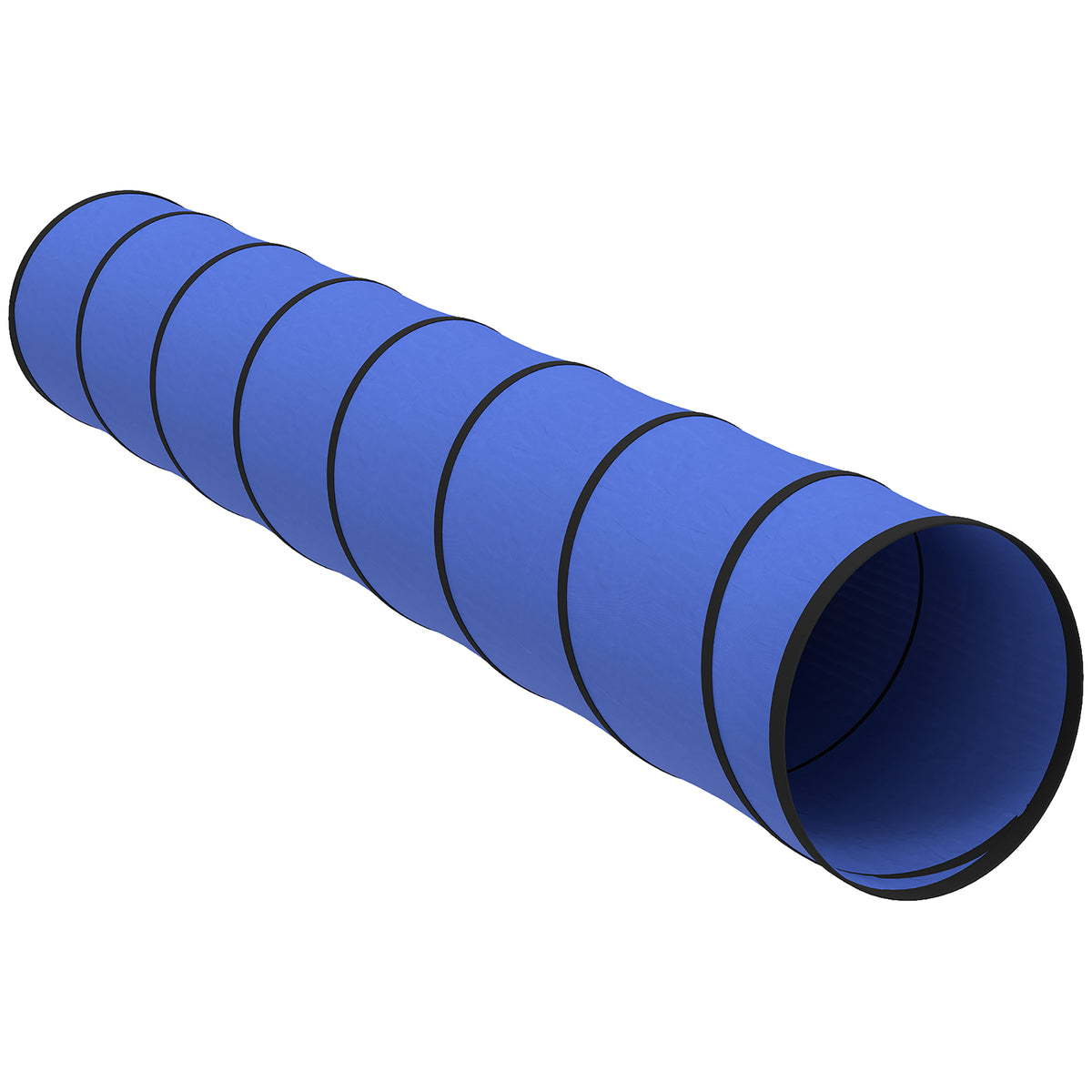 Koiran agility-tunneli 300 x 50 cm, pop up, maapiikit ja kantolaukku, sininen