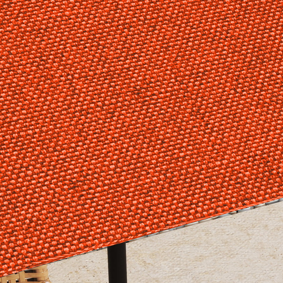 Varakatto paviljonkiin 2,98 x 2,98 m, tuuletettu yläkatto, oranssi