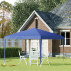 Pop-up-katos 2,95 x 2,95 m kantolaukulla, UV-suoja, sininen