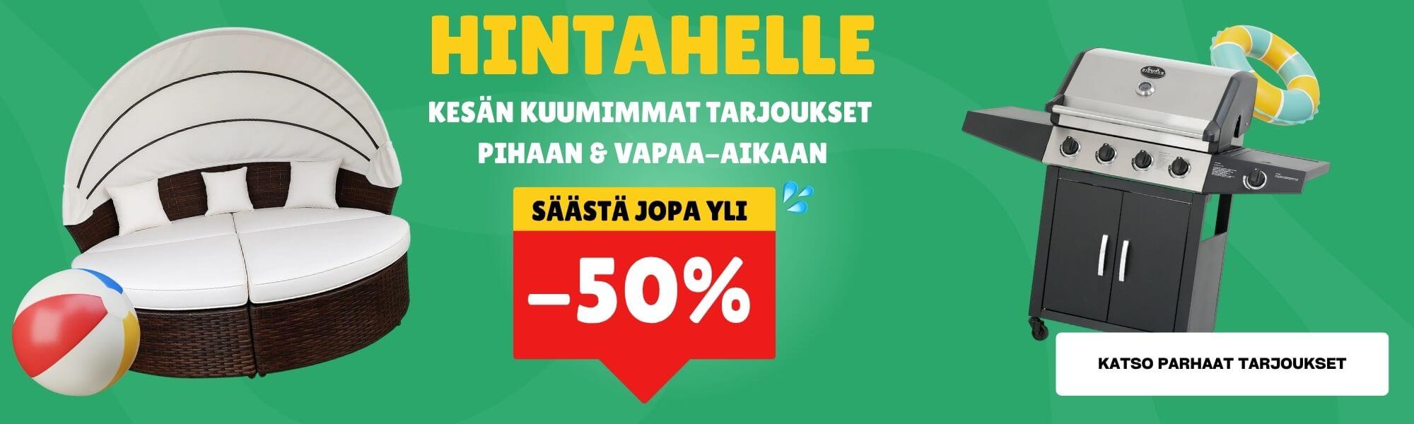 Kesäkuun HINTAHELLE! Parhaat tarjoukset