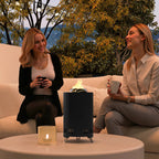 Kompakti savuton ulkotulisija, 25 cm ruostumatonta terästä