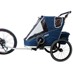 Fiigo Polkupyörän Peräkärry 2 Lapselle, Navy
