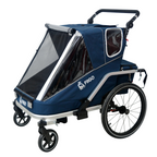 Fiigo Polkupyörän Peräkärry 2 Lapselle, Navy