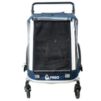 Fiigo Polkupyörän Peräkärry 2 Lapselle, Navy