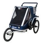 Fiigo Polkupyörän Peräkärry 2 Lapselle, Navy