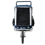 Fiigo Polkupyörän Peräkärry 2 Lapselle, Navy