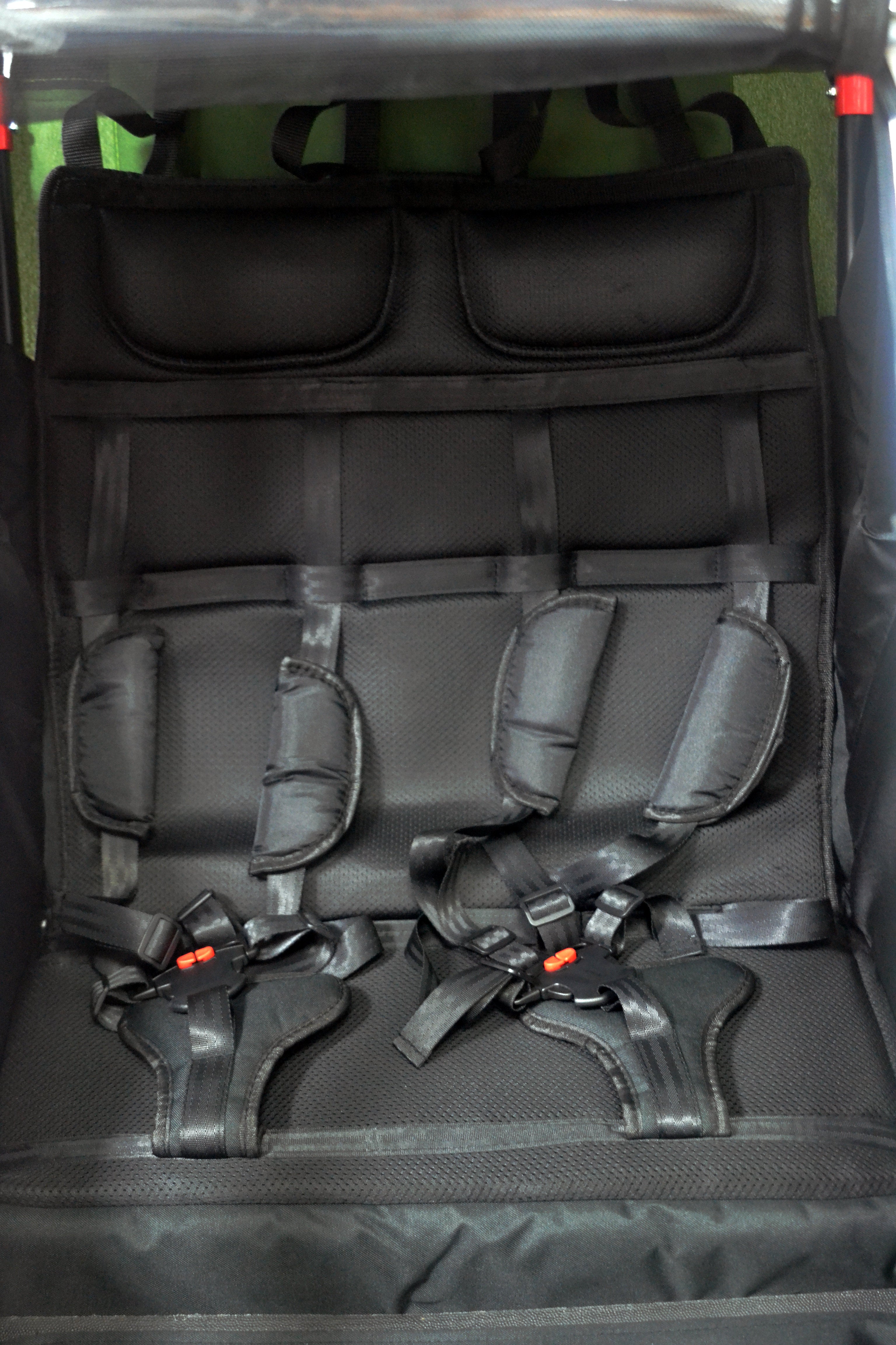 Fiigo Polkupyörän Peräkärry 2 Lapselle, Army