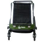 Fiigo Polkupyörän Peräkärry 2 Lapselle, Army