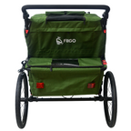 Fiigo Polkupyörän Peräkärry 2 Lapselle, Army