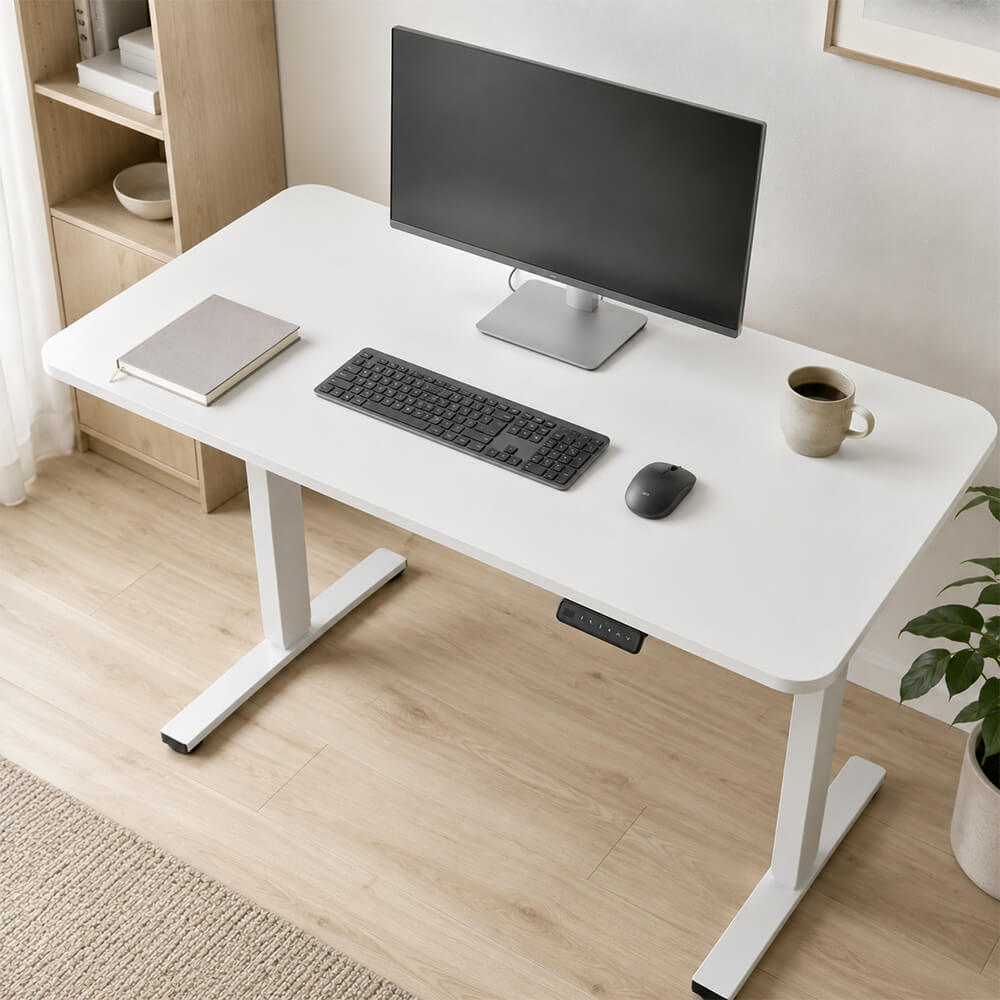 Flexispot Sähköpöytä 120 x 60 Valkoinen
