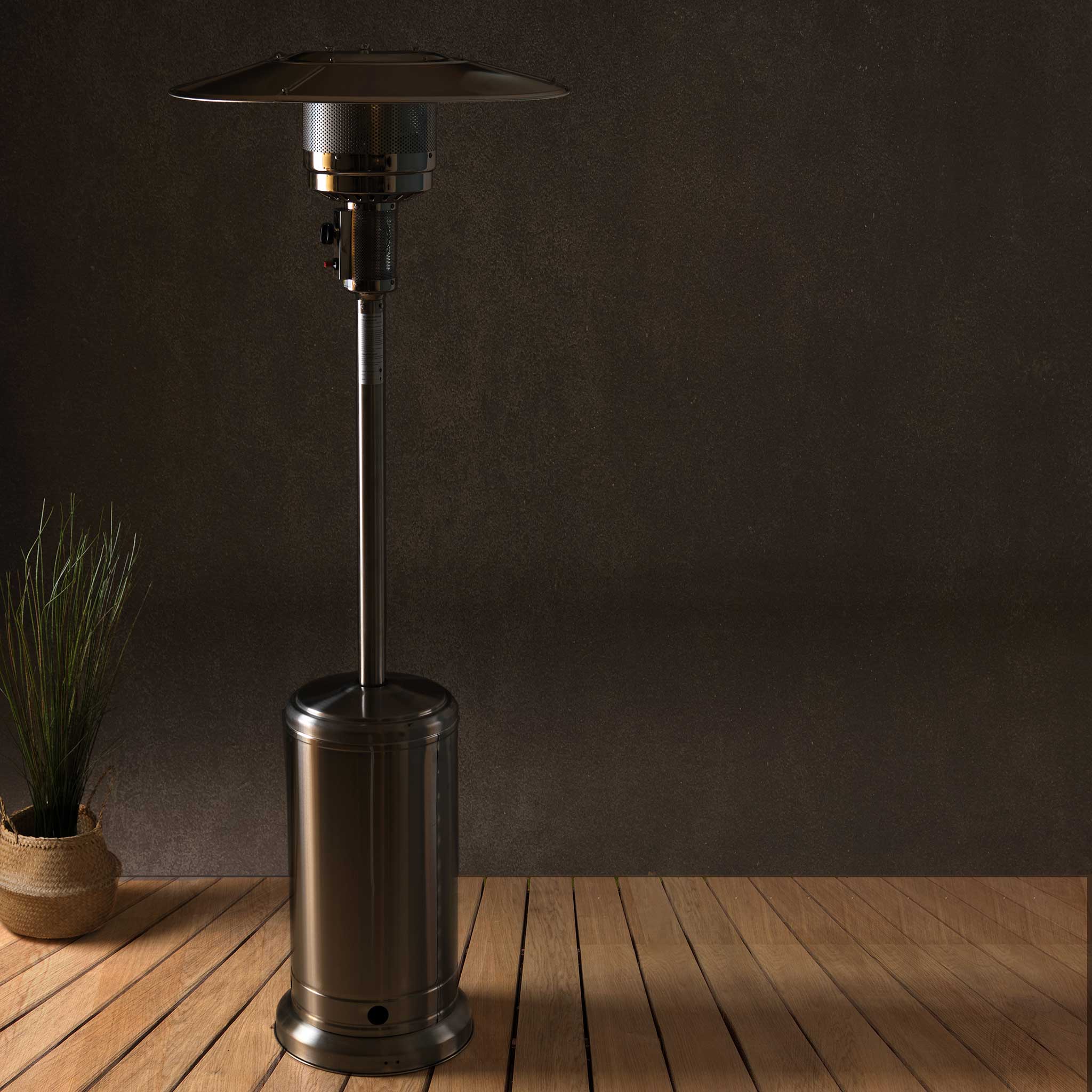 FORNORTH TERASSILÄMMITIN STAND PATIO 13KW KAASUKÄYTTÖINEN, ROSTERI