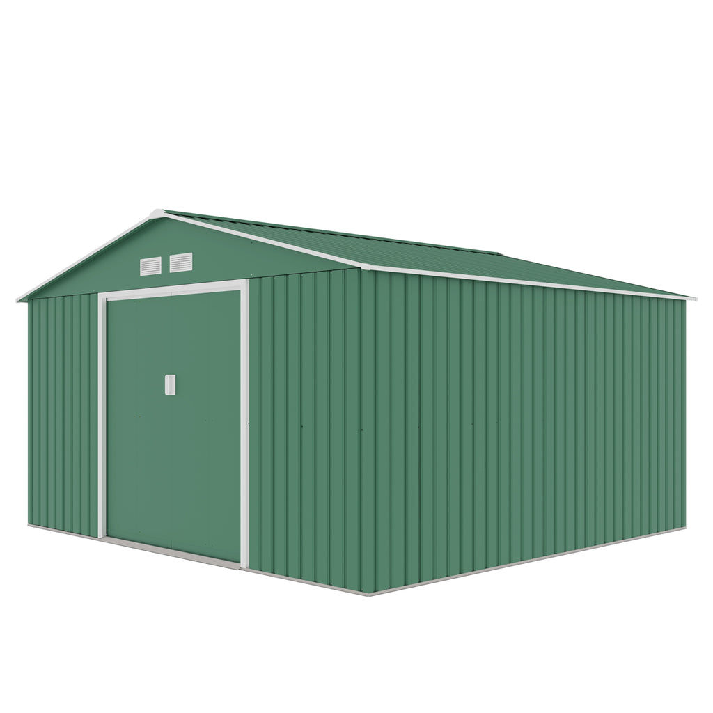 FORNORTH PIHAVARASTO 340x319cm, 10.85m2, green + sokkeli