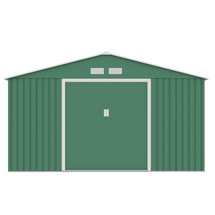 FORNORTH PIHAVARASTO 340x319cm, 10.85m2, green + sokkeli