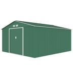FORNORTH PIHAVARASTO 340x382cm, 12.99m2, green + sokkeli