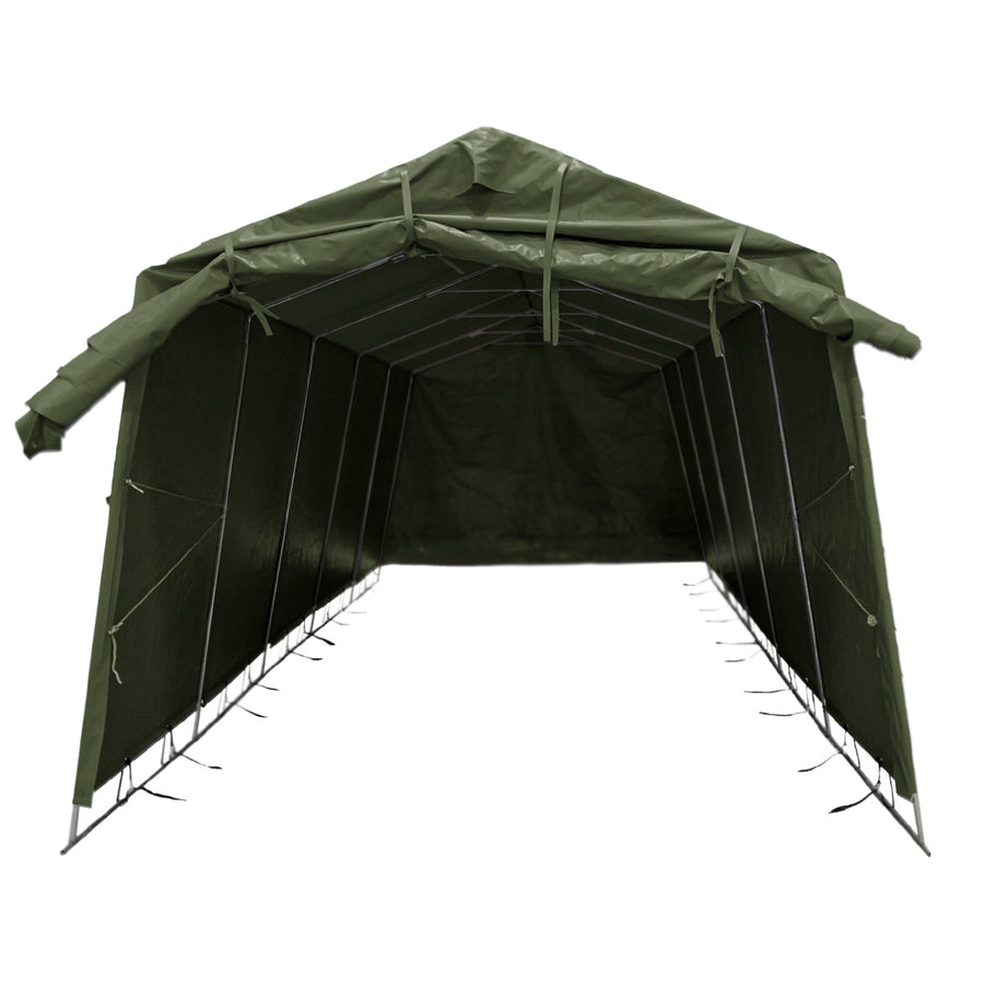 FORNORTH PRESSUTALLI 3,2X6M, ARMY VIHREÄ 350G PVC