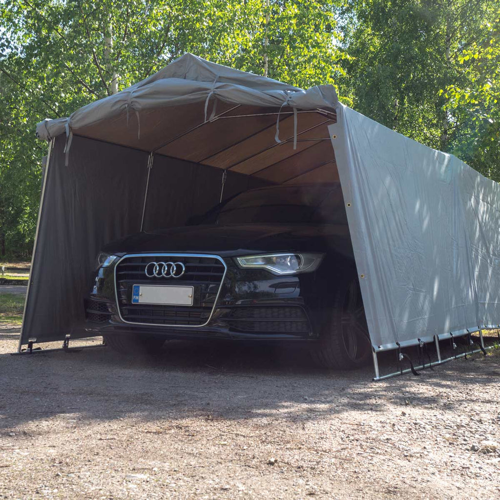 FORNORTH PRESSUTALLI 3,2X6M, VAALEANHARMAA 350G PVC