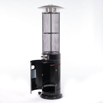 FORNORTH TERASSILÄMMITIN ROUND TUBE 11KW KAASUKÄYTTÖINEN, MUSTA