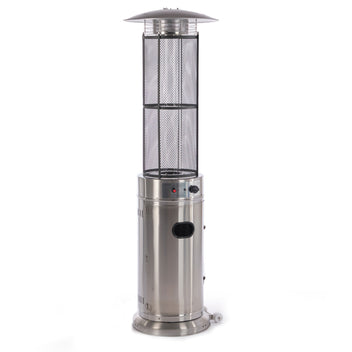 FORNORTH TERASSILÄMMITIN ROUND TUBE 11KW KAASUKÄYTTÖINEN, ROSTERI