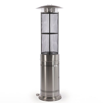 FORNORTH TERASSILÄMMITIN ROUND TUBE 11KW KAASUKÄYTTÖINEN, ROSTERI