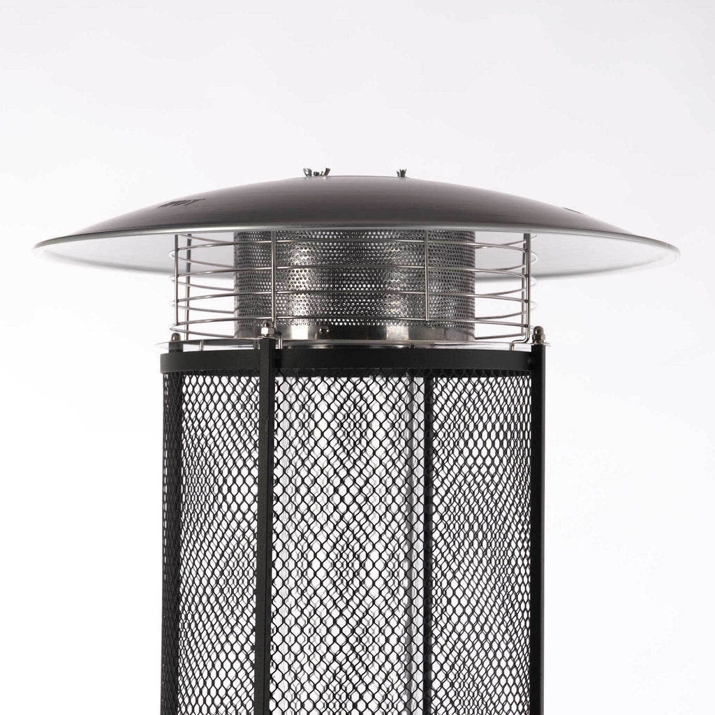 FORNORTH TERASSILÄMMITIN ROUND TUBE 11KW KAASUKÄYTTÖINEN, ROSTERI