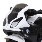 Lasten sähkömoottoripyörä BMW S1000RR 6V, musiikki ja ajovalo, 18–36 kk, musta