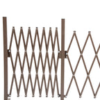 Jatkettava alumiininen saksiaita, 52–405 x 103,5 cm, tummanruskea