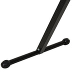 Rullateline työkappaleen tueksi, korkeus 68–110 cm, kokoontaitettava, kantavuus 90 kg