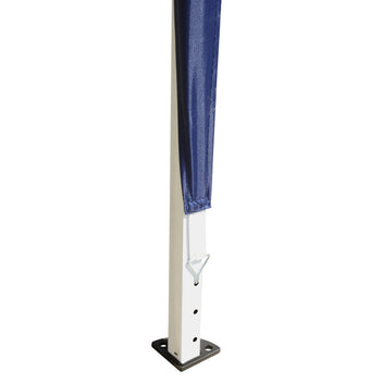 Pop-up-katos 2,95 x 2,95 m kantolaukulla, UV-suoja, sininen