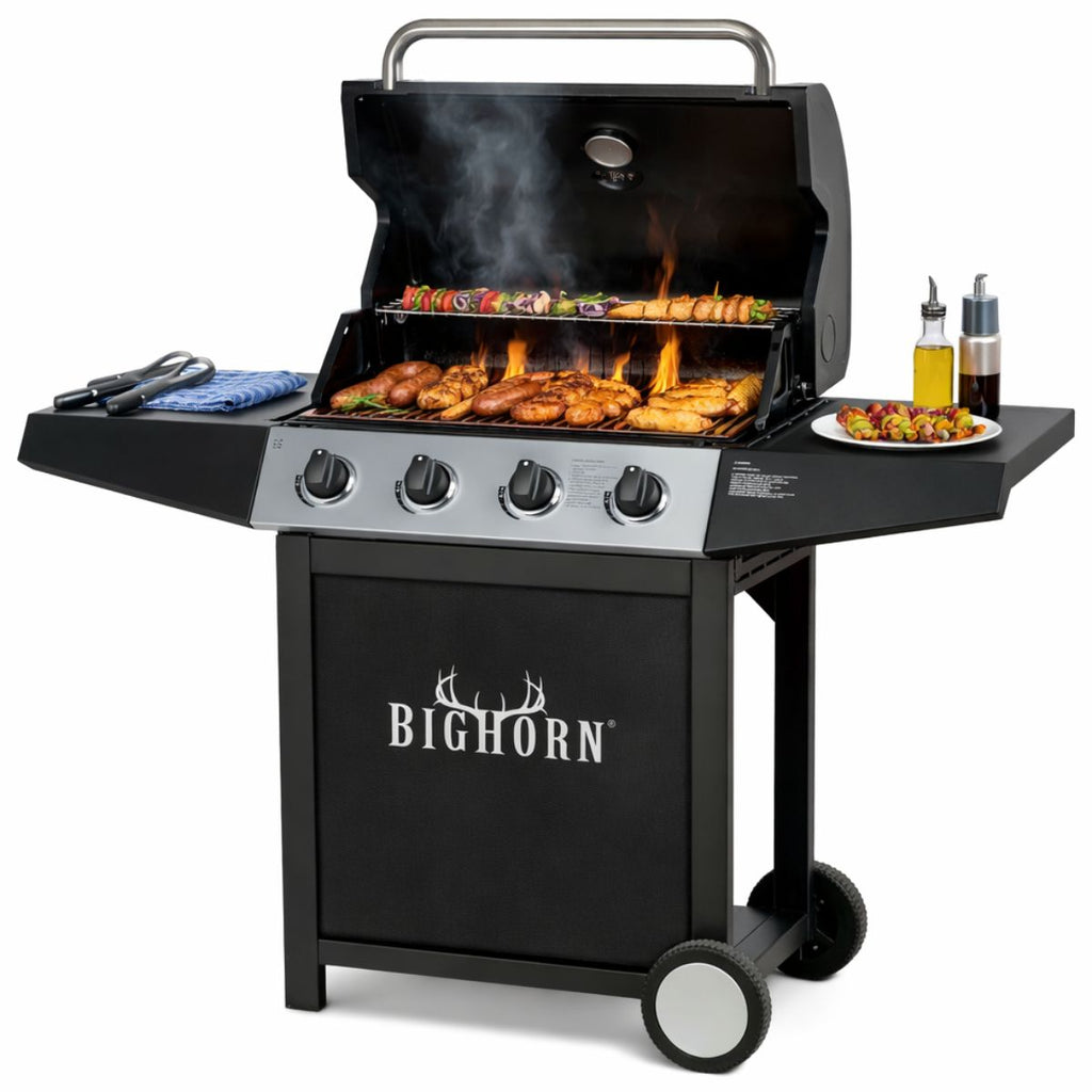 Bighorn gasolgrill med 4 brännare