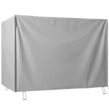 Vedenpitävä suojapeite isolle puutarhakeinulle, 600D Oxford, 205 x 124 x 164 cm, harmaa