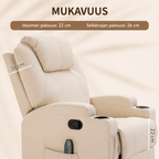 Hierova nojatuoli, beige