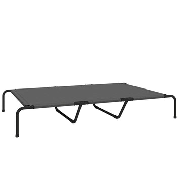 Koiran kenttäpeti isoille koirille 67,5 kg asti, 600 g/m² verkko, 152 x 94 x 23 cm, harmaa