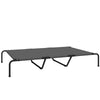 Koiran kenttäpeti isoille koirille 67,5 kg asti, 600 g/m² verkko, 152 x 94 x 23 cm, harmaa