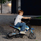 Lasten sähkömotocross 24V 250 W, ilmarenkaat, levyjarru, 6–16 km/h, 8–12 v, sininen