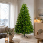 Joulukuusi 210 cm, kaksivärinen PE-havusto ja 632 oksaa