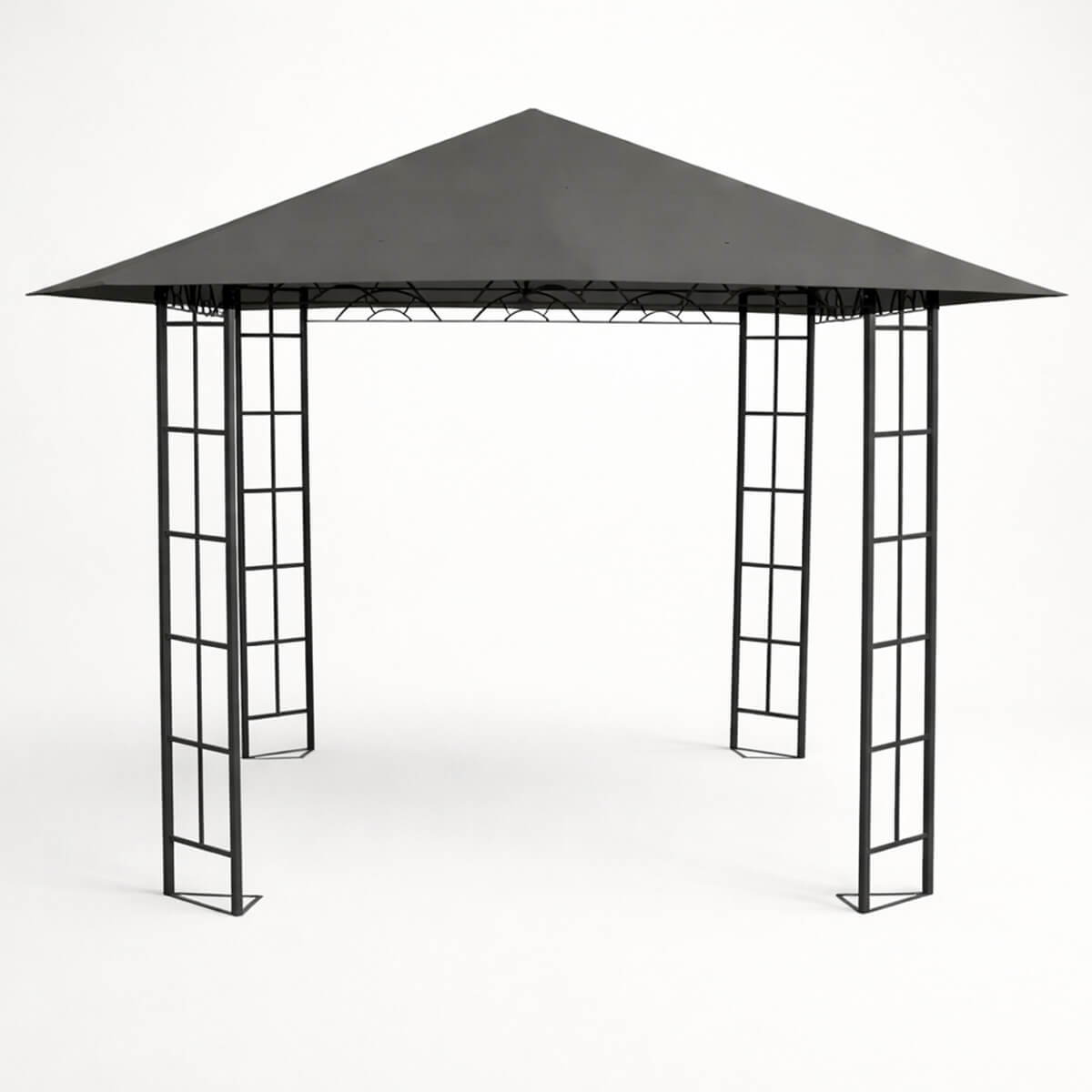 Lund & Leaf KIMI Trädgårdstak / Paviljong för terrass 3x3m, Grå