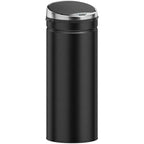 Sensoriroskakori 50 l, pyöreä, ruostumaton teräs, kosketukseton avaus, musta