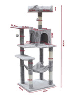 Pohjolan Lemmikkitarvike Kissan kiipeily-/raapimispuu 143 cm, beige