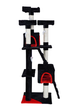 POHJOLAN LEMMIKKITARVIKE Kissan kiipeily-/raapimispuu 170 cm, Musta