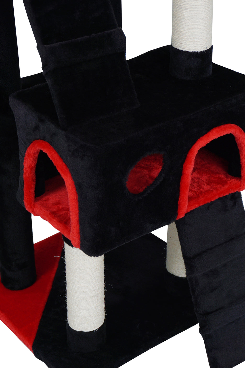 POHJOLAN LEMMIKKITARVIKE Kissan kiipeily-/raapimispuu 170 cm, Musta