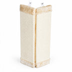 Kissan raapimislauta seinän kulmaan 32 x 60 cm, ripustettava – beige